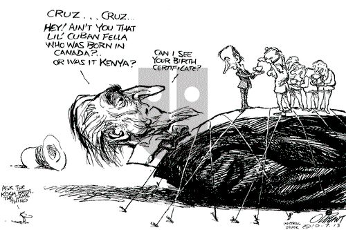 Pat Oliphant on Monday October 7, 2013 Comic Strip