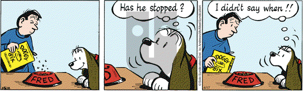 Fred Basset on Tuesday April 17, 2018 Comic Strip