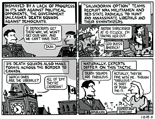 Ted Rall on Thursday January 13, 2005 Comic Strip