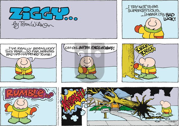 Ziggy on Sunday January 31, 2016 Comic Strip