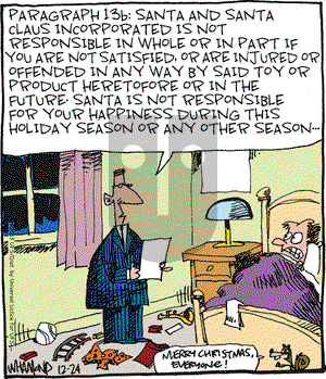 Reality Check on Tuesday December 24, 2013 Comic Strip
