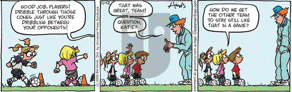 Cleats on Wednesday November 12, 2008 Comic Strip
