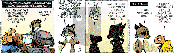Over the Hedge on Friday April 29, 2016 Comic Strip