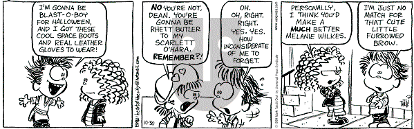 Heart of the City on Saturday October 30, 1999 Comic Strip