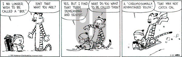 Calvin and Hobbes on Friday February 20, 2015 Comic Strip