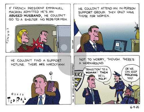 Ted Rall on Monday June 9, 2025 Comic Strip