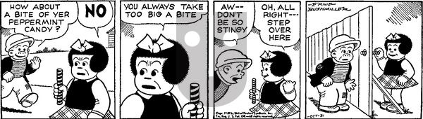 Nancy Classics on Sunday October 30, 2016 Comic Strip