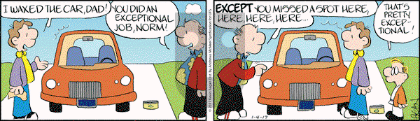 Drabble on Wednesday January 4, 2017 Comic Strip