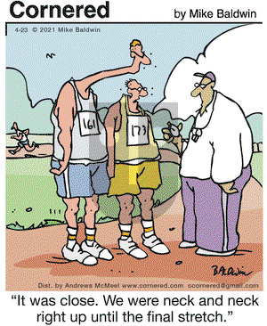 Cornered on Friday April 23, 2021 Comic Strip