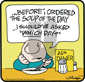 Ziggy on Saturday October 26, 2019 Comic Strip