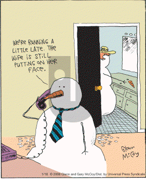The Flying McCoys - Friday January 18, 2008 Comic Strip