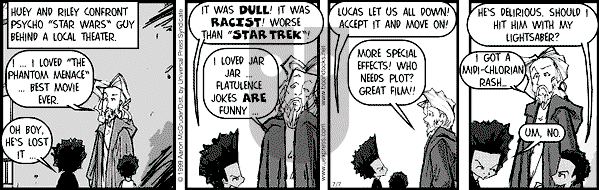 The Boondocks on Wednesday February 7, 2007 Comic Strip