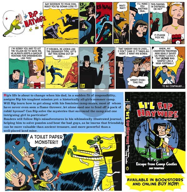 Rip Haywire on Sunday April 17, 2016 Comic Strip