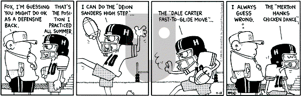 FoxTrot on Wednesday September 18, 1996 Comic Strip