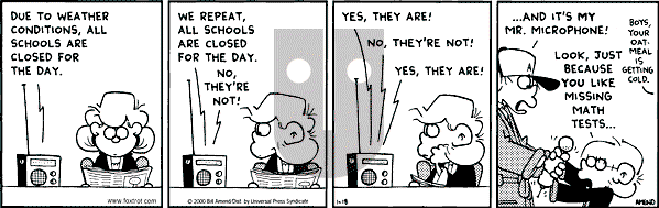FoxTrot on Tuesday January 18, 2000 Comic Strip