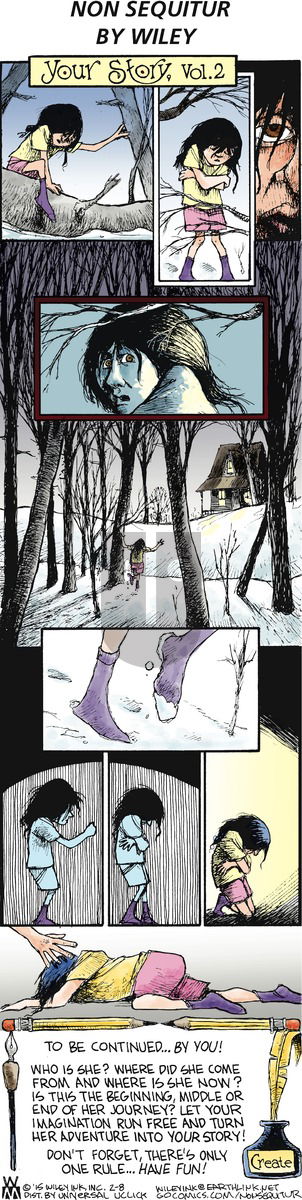 Non Sequitur on Sunday February 8, 2015 Comic Strip