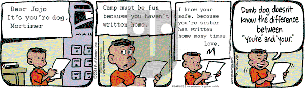 JumpStart on Thursday July 26, 2018 Comic Strip