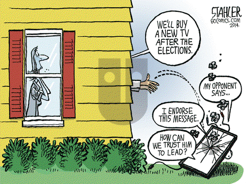Jeff Stahler on Monday September 8, 2014 Comic Strip