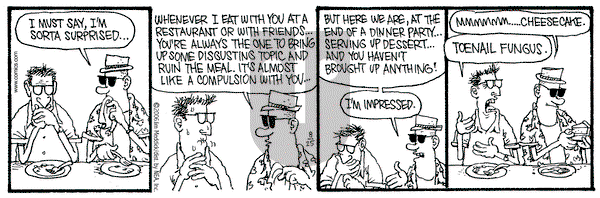 Monty on Friday August 25, 2006 Comic Strip