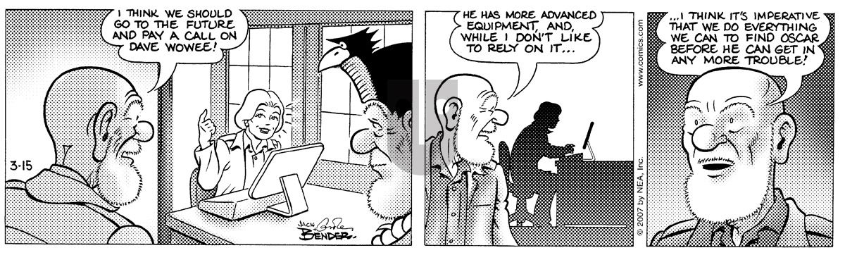 Alley Oop - Thursday March 15, 2007 Comic Strip