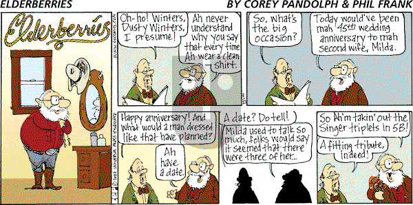 The Elderberries - Sunday September 23, 2007 Comic Strip