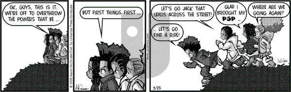 The Boondocks on Saturday October 26, 2013 Comic Strip
