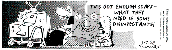 Frank and Ernest on Wednesday January 7, 1998 Comic Strip