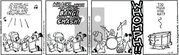 Over the Hedge on Tuesday December 14, 1999 Comic Strip