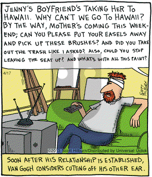 The Argyle Sweater on Wednesday April 17, 2013 Comic Strip