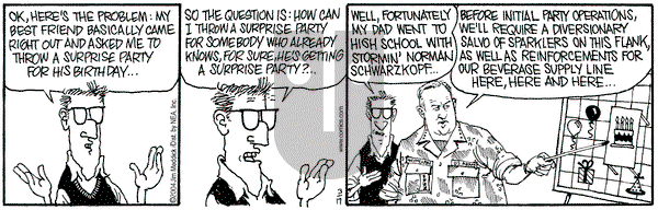Monty on Wednesday March 17, 2004 Comic Strip