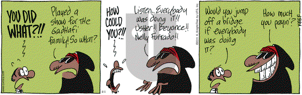 The Knight Life on Monday April 4, 2011 Comic Strip