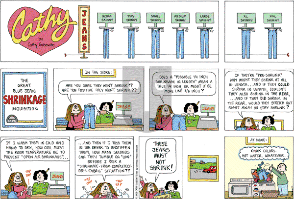 Cathy Classics on Sunday October 18, 2009 Comic Strip