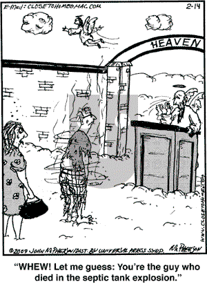 Close to Home - Saturday February 14, 2009 Comic Strip