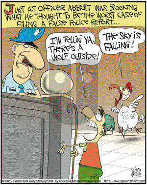 The Flying McCoys on Saturday September 14, 2019 Comic Strip