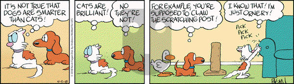 Drabble on Thursday April 5, 2018 Comic Strip