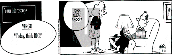 Luann on Saturday August 21, 1993 Comic Strip