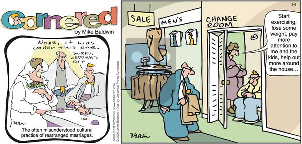Cornered on Sunday February 6, 2005 Comic Strip