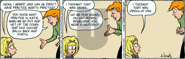 Cleats - Thursday December 4, 2003 Comic Strip
