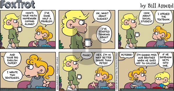 FoxTrot on Sunday December 1, 2024 Comic Strip