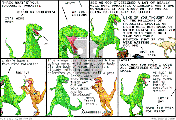 Dinosaur Comics on Thursday February 13, 2025 Comic Strip