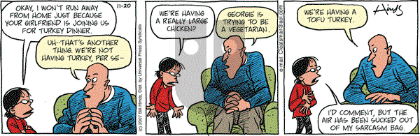 Cleats on Tuesday November 20, 2007 Comic Strip