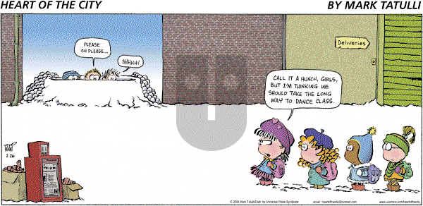 Heart of the City - Sunday February 26, 2006 Comic Strip