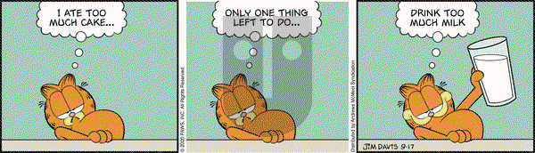 Garfield - Thursday September 17, 2020 Comic Strip