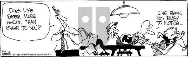 The Buckets on Tuesday September 21, 1999 Comic Strip