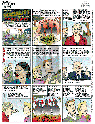 Tom the Dancing Bug on Monday March 11, 2019 Comic Strip