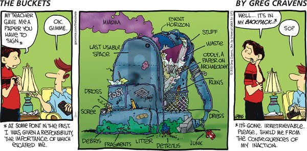 The Buckets on Sunday February 15, 2015 Comic Strip
