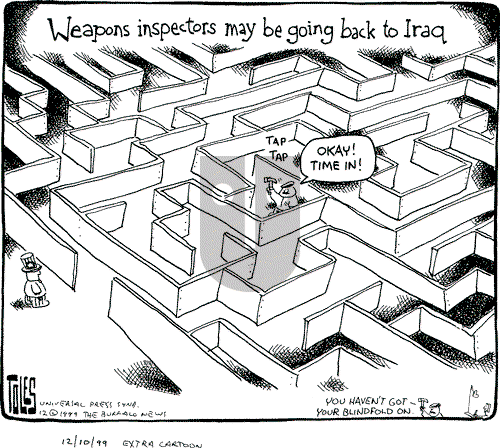 Tom Toles on Friday December 10, 1999 Comic Strip