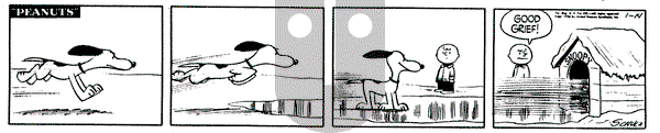 Peanuts on Saturday January 14, 1956 Comic Strip