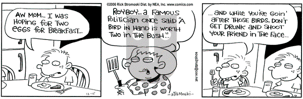Soup to Nutz - Old on Friday December 15, 2006 Comic Strip