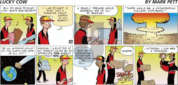 Lucky Cow on Sunday May 29, 2005 Comic Strip